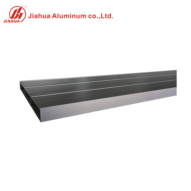 La extrusión de perfiles de montantes de aluminio Champagne de color anodizado sacó para el marco de las ventanas de la puerta