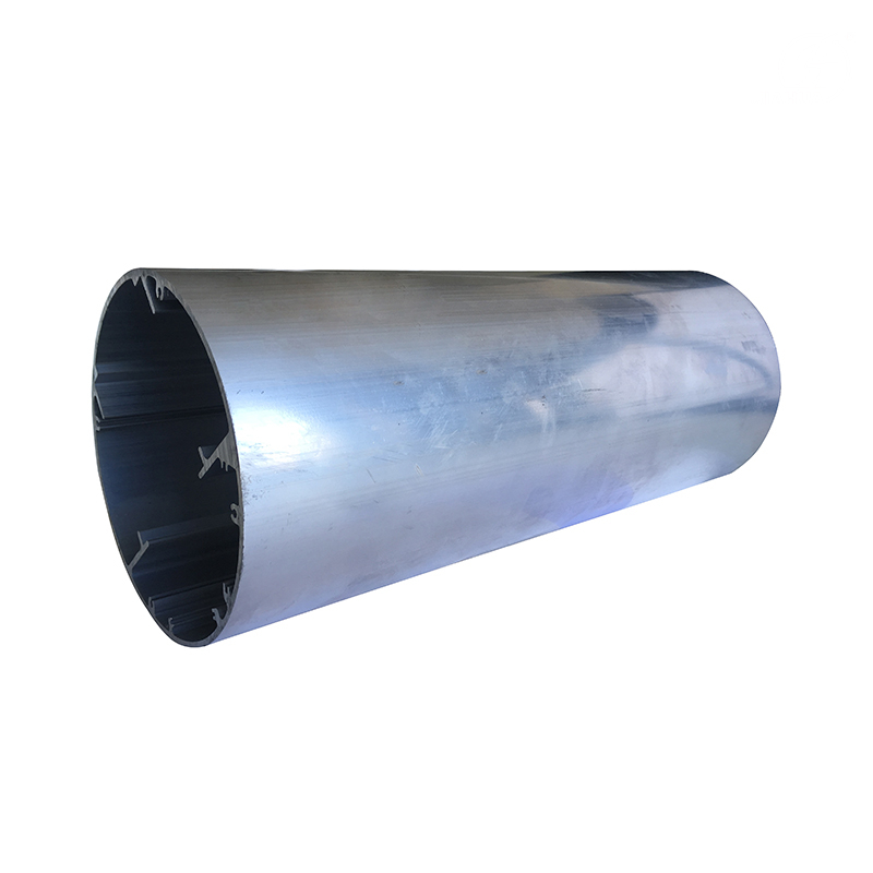 Perfiles de aluminio huecos redondos roscados extruidos grandes para tubos