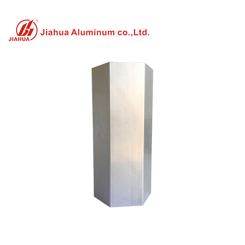 Perfiles de tubos huecos de hexágono de aluminio extruido para máquinas industriales