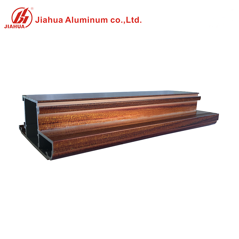 Perfil de tubo cuadrado con acabado de grano de madera de aluminio 6063 Jia Hua para precio de Filipinas