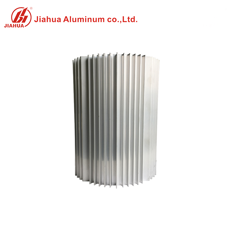 Perfiles de disipador de calor cilíndrico de extrusión de aluminio grande profesional para sistema de enfriamiento
