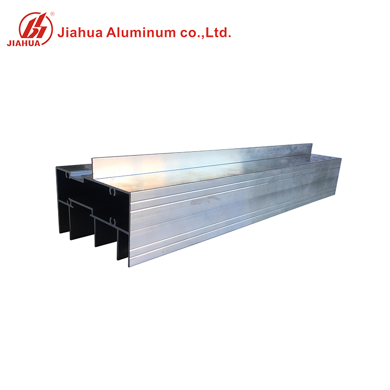 Jia Hua Mill Acabado Perfiles de ventanas de aluminio de riel superior para marco de ventana deslizante