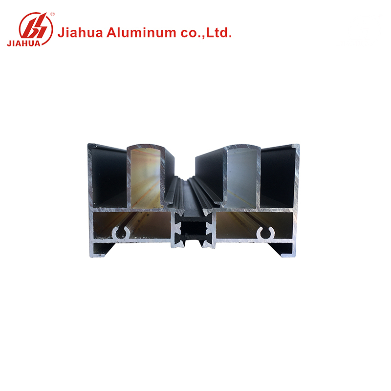 Perfiles de riel de extrusión de aluminio de ruptura térmica Jia Hua para ventanas de vidrio de doble deslizamiento