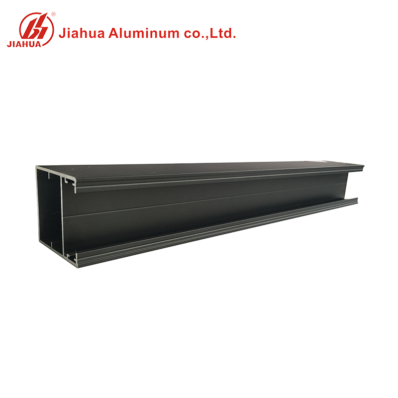 Nuevos perfiles de extrusión de ventanas de aluminio de color negro anodizado para marco de ventana deslizante