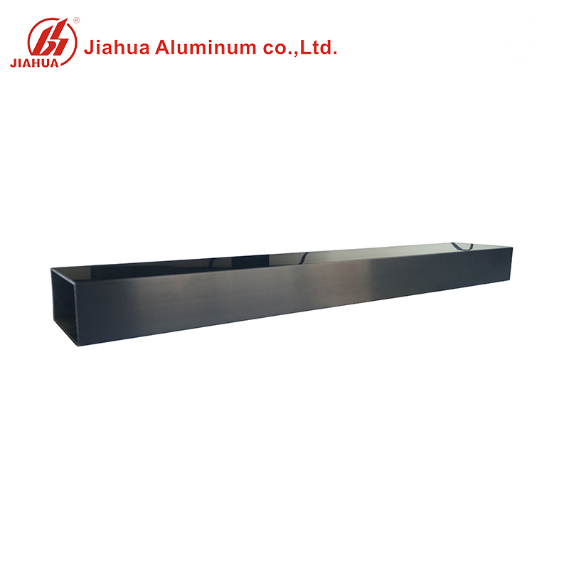 Tubos cuadrados de aluminio anodizado 6063 de color negro Precio por tonelada