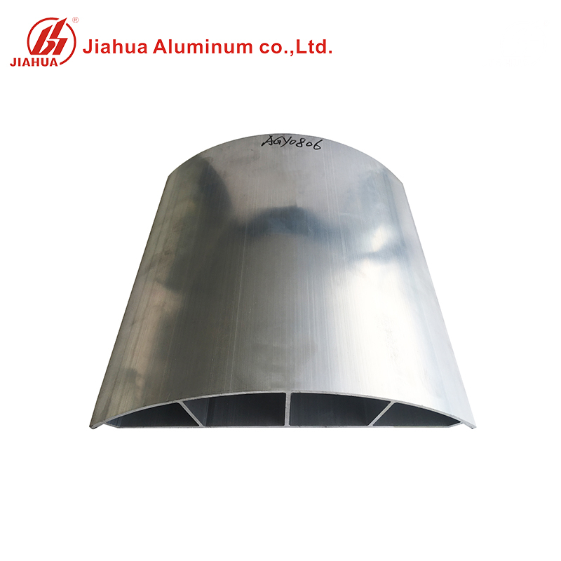 Perfiles de disipador de calor de aluminio de arco ovalado personalizados especiales para diferentes usos