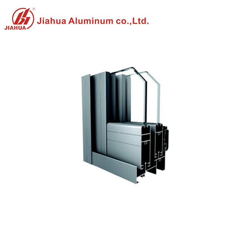 Ventana corrediza con marco corredizo de aluminio horizontal negro anodizado de la serie 70 para el mercado de la construcción