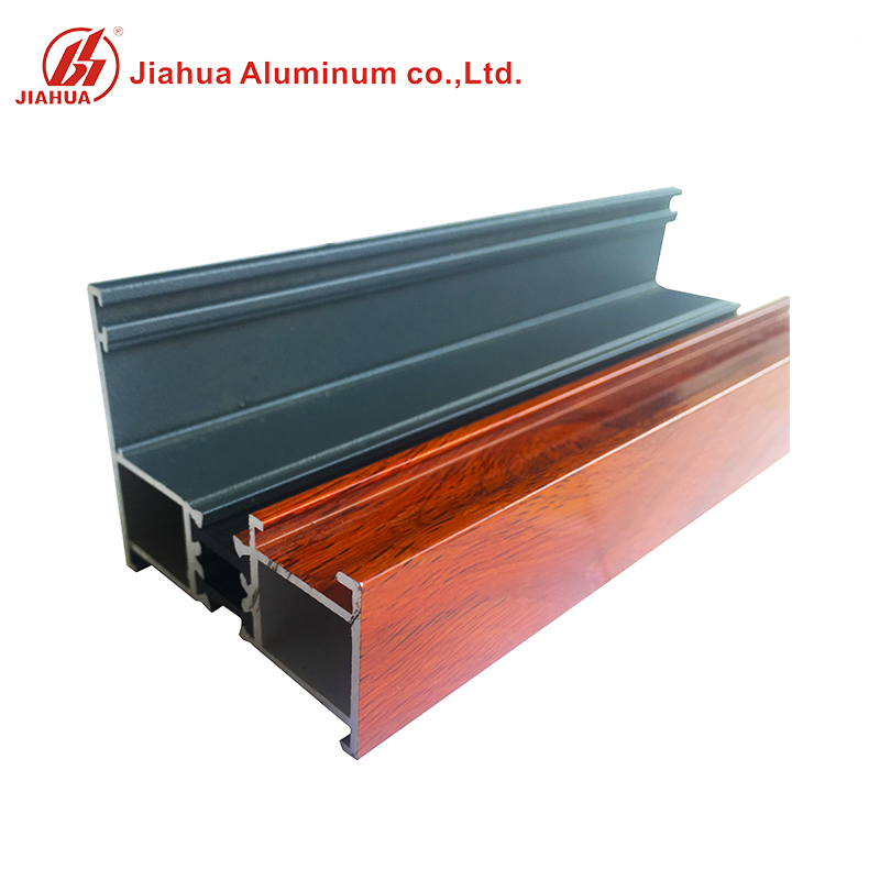 Fabricación de perfiles de ruptura térmica de aluminio de la compañía Jia Hua para marco de ventana